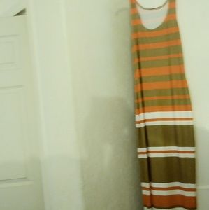 Racer back maxi dress